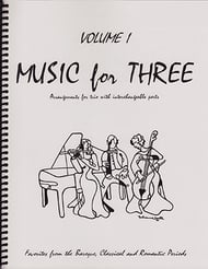 Music for Three, Vol. 1 Part 2 Clarinet EPRINT cover